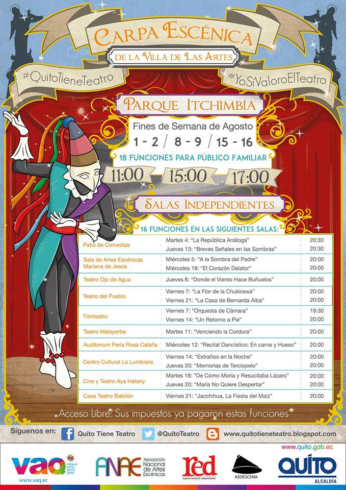 Programacion escenica VAQ 2015